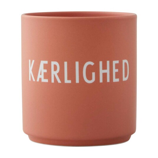 Design Letters favorittkopp 25 cl Kjærlighet-peach Design Letters favorittkopp 25 cl Kjærlighet-peach