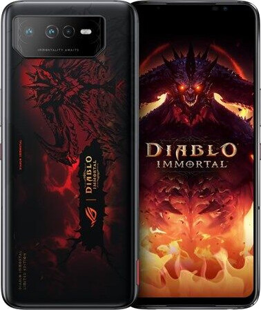 ASUS ROG Phone 6 - Diablo Immortal Edition - 5G smarttelefon - dobbelt-SIM - RAM 16 GB / Internminne 512 GB - OLED-display - 6.78" - 2448 x 1080 pi...