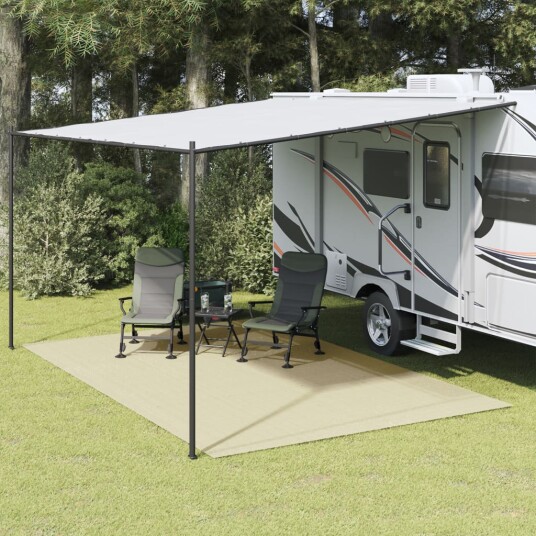 vidaXL Campingmatte kremhvit 6x3 m vidaXL Campingmatte kremhvit 6x3 m