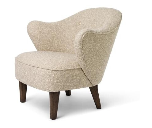 Audo Audo Ingeborg Lenestol Mørkbeiset Eik/grønnsaksknapper/0001 Beige Audo Audo Ingeborg Lenestol Mørkbeiset Eik/grønnsaksknapper/0001 Beige