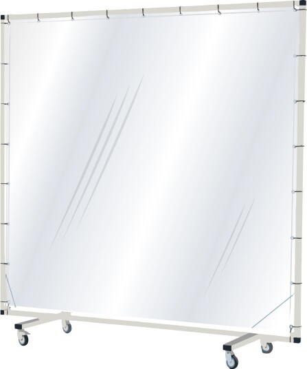 Industridraperier Björndraperiet 104001 Sveiseskjerm med hjul, 2 x 2 m, transparent Klar, Sveising Industridraperier Björndraperiet 104001 Sveiseskjerm med hjul, 2 x 2 m, transparent Klar, Sveising