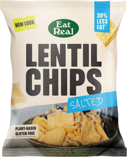 Eat Real linsechips med salt 95 g