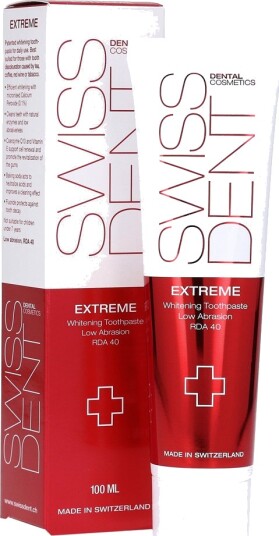 SwissDent Tooth Whitening Tannkrem Extreme Whitening 100 ml.
