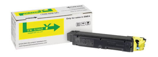 Kyocera TK-5160 Y lasertoner - 1T02NTANL0 Original - Gul 12000 sider