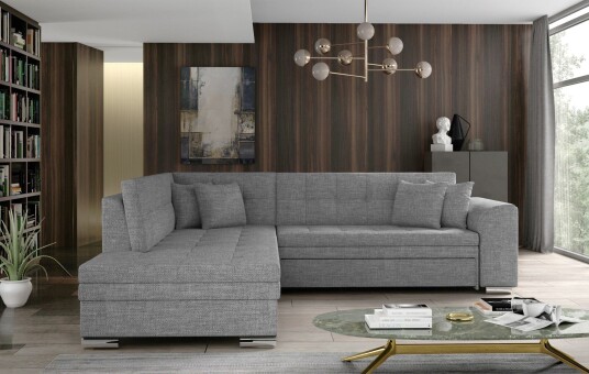 Moclino Sofa med Sjeselong Venstre   Grå