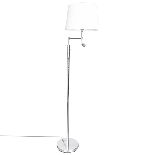 By Rydéns Orlando gulvlampe Krom/hvit Hvit By Rydéns Orlando gulvlampe Krom/hvit Hvit