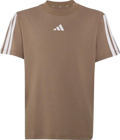 Adidas Sportswear J 3S Tee 160   Brown   128