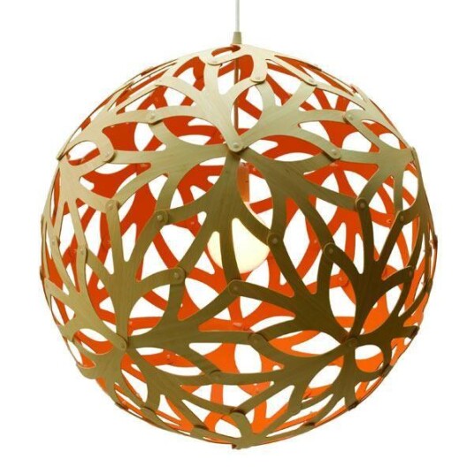 David Trubridge Floral Ø100 Orange Taklampe David Trubridge Floral Ø100 Orange Taklampe