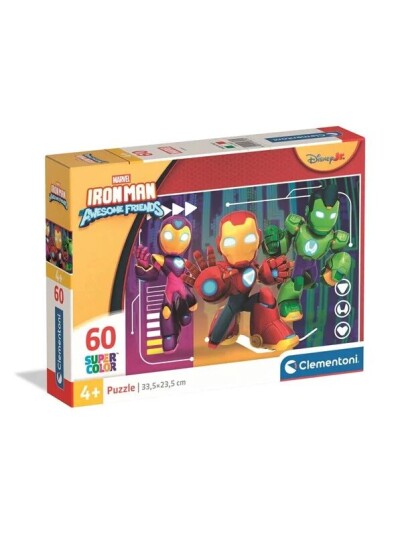 Clementoni Puzzle 60 Pcs Marvel Iron Man