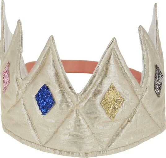 Meri Meri Kostymer Gold & Glitter Crown Meri Meri OneSize Kostymer Beige 224037-NC