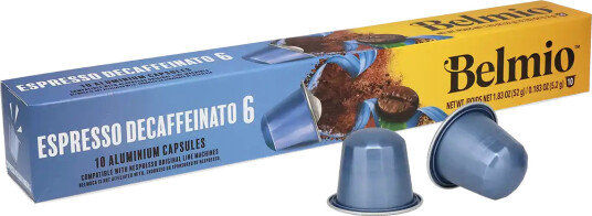 Belmio | Koffeinfri Espresso 10 kapsler til Nespresso®