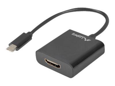 LANBERG video/audio-adapter - HDMI / USB - 15 cm LANBERG video/audio-adapter - HDMI / USB - 15 cm