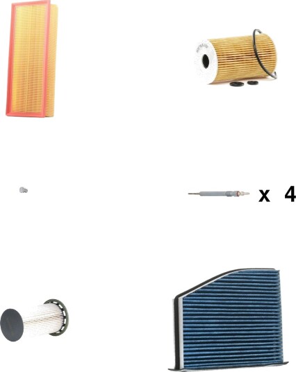 Servicepakke RIDEX 4682P11209