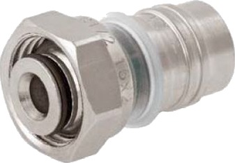 Kisan Presskobling Med Gjenger Og Polskrue 20X3/4"   Wl24.33.11.00