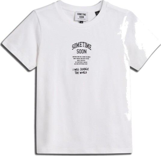 Sometime Soon Dimas t-skjorte til barn - bright white