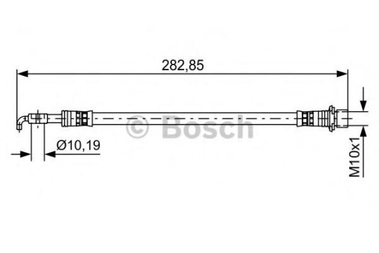 Bremseslange BOSCH 1 987 481 643