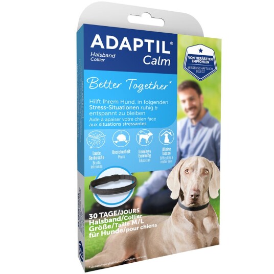 Adaptil ® Calm Halsbånd For Hunder 2 Stk For Store Hunder (Inntil Ca. 50 kg) Adaptil ® Calm Halsbånd For Hunder 2 Stk For Store Hunder (Inntil Ca. 50 kg)