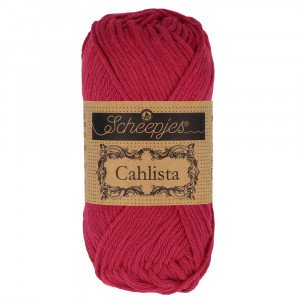 Scheepjes Cahlista Garn Unicolor 192 Scarlet