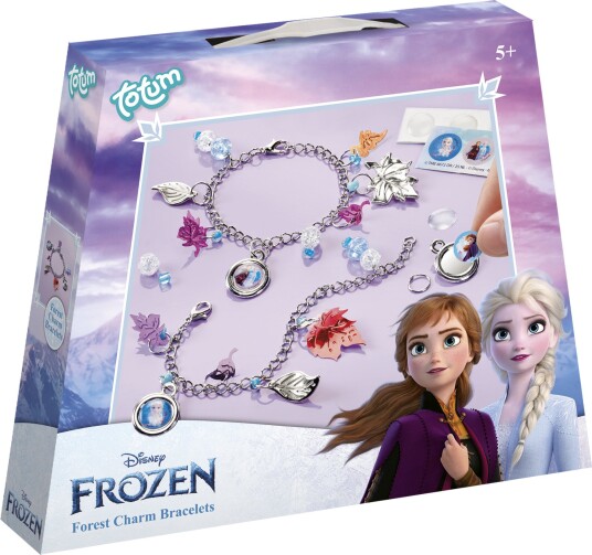 Disney Frozen Armbåndsett For Barn Lag Egne Forest Charm Bracelets