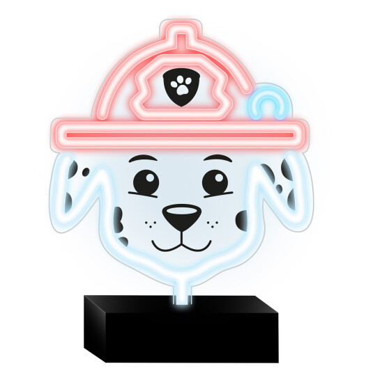 Paw Patrol Neon LED Bordlampe ??? Marshall