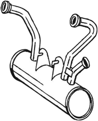 Fremre eksospotte BOSAL 135-369