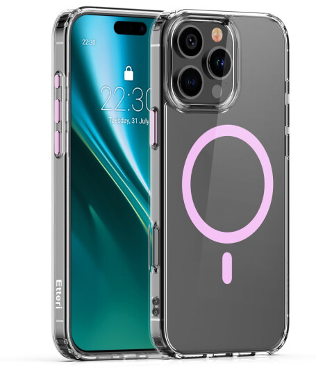 Etteri Color Mag deksel for iPhone 16 Pro Max  Rosa