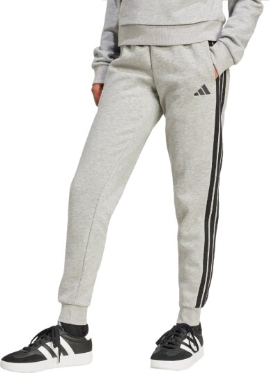 adidas 3 Stripes Small Logo Joggebukser Dame Grå/Svart M