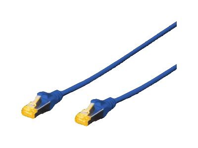 Digitus Koblingskabel Rj-45 Hann Til Rj-45 Hann 10 M Sftp Cat 6A Med Støvel Halogenfri Uten Hindringer Blå