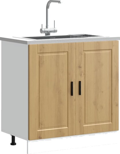  Vask underskap Porto artisan eik 80x46x81,5 cm konstruert tre 8721158422828