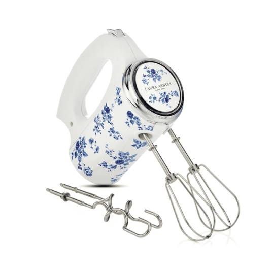 Laura Ashley Håndmikser China Rose 300 W med Turbo og Deigkrok