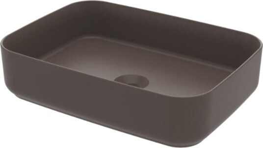 Svedbergs Myre Toppmontert servant 50x36 cm, u/blanderhull, Mokka