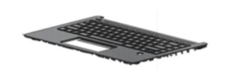HP SPS-TOP COVER W/KB ASV HE