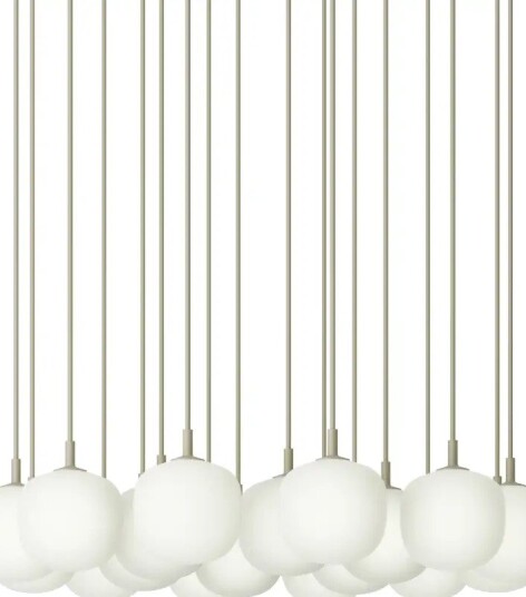 Muuto Rime Pendant Cluster   Ø12   18   White / Grey
