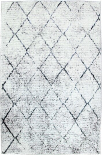 Nordstrand Home Gulvteppe Løst teppe med sklisikker bakside Grått teppe med stonewashed effekt Mykt teppe fra Nordstrand Home Clara