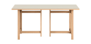 Moebe Rektangulært Spisebord 160x90 Lysegrå