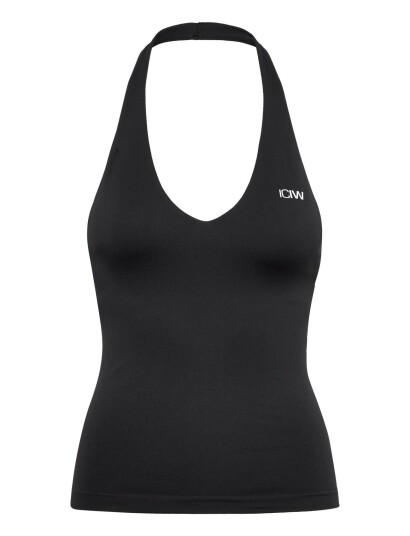 ICANIWILL Define Seamless Halter Neck Tank W Black XL ICANIWILL Define Seamless Halter Neck Tank W Black XL