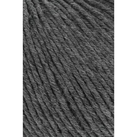 Lang Garn Merino 120 Garn 270 Mørk Grå Melange