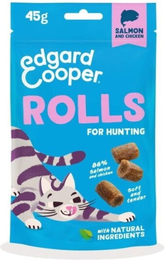 Edgard & Cooper™ Edgard&Cooper Rolls Myke Kattegodbiter Laks & Kylling 45 G