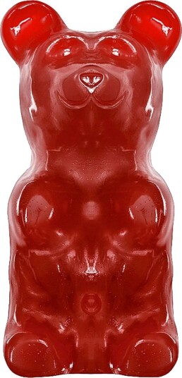 KJEMPESTOR  Gummi Bjørn på Pinne   227 g   Strawberry
