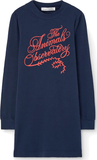 THE ANIMALS OBSERVATORY Bug Kid Dress Navy Navy 10 Y