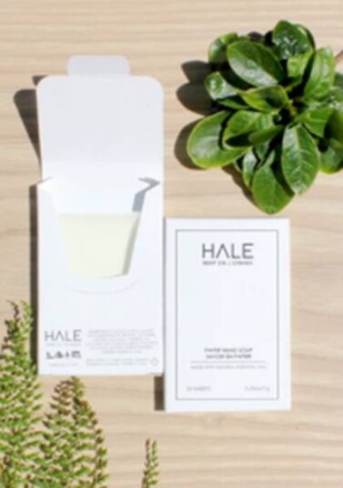 Hale papirsåpe med White Jasmin duft