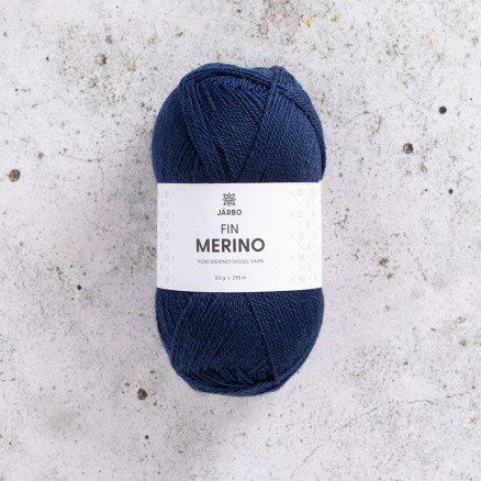 Svarta Fåret Fine Merino Garn 313 Blå Kveld Svarta Fåret Fine Merino Garn 313 Blå Kveld