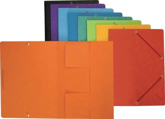Hamelin Mappe Med Strikk A4 Blå