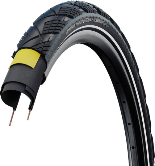 Schwalbe Marathon Efficiency foldedekk 700x45c (45-622) med refleks