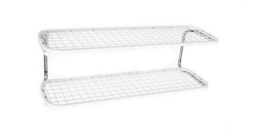 Essem Design Classic 650 skohylle hvit/krom, 2 niv?er, 60 cm
