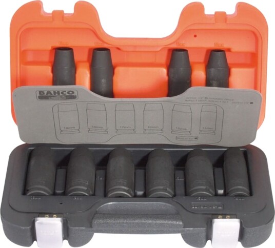Bahco 1/2" Kraftpipesett Dd/S10 - 10 deler