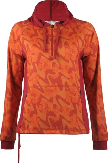 Skhoop Women's Ylva Zip Hood Oransje XS Woman Skhoop Women's Ylva Zip Hood Oransje XS Woman