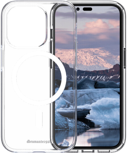 Dbramante1928 Iceland Pro MagSafe Transparent Mobildeksel i 100 % Resirkulert Plast til iPhone 14 Pro Dbramante1928 Iceland Pro MagSafe Transparent Mobildeksel i 100 % Resirkulert Plast til iPhone 14 Pro