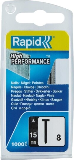 Rapid 8/15mm Spiker til Häftpistol - 1000 Pack, Galvanisert Metall Rapid 8/15mm Spiker til Häftpistol - 1000 Pack, Galvanisert Metall