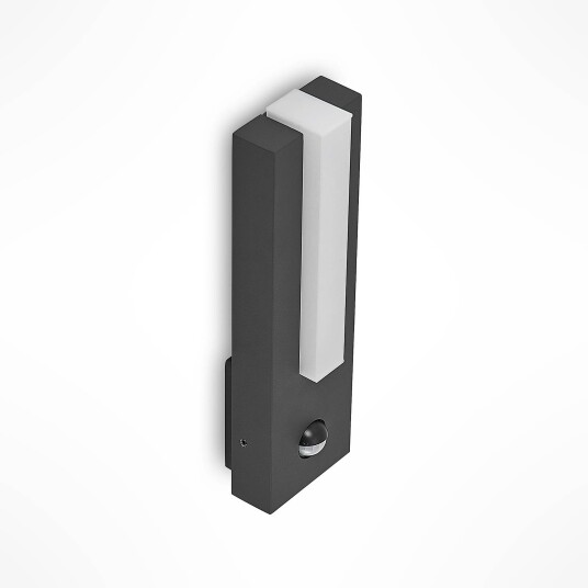 Lucande Virgalia utendørs LED-vegglampe med sensor